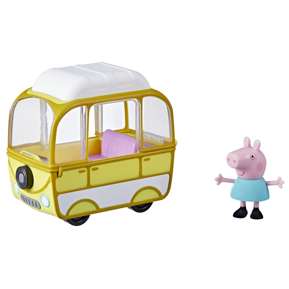 Peppa Pig Peppa's Adventures Little Campervan, Includes 3-inch Peppa Pig  Figure
