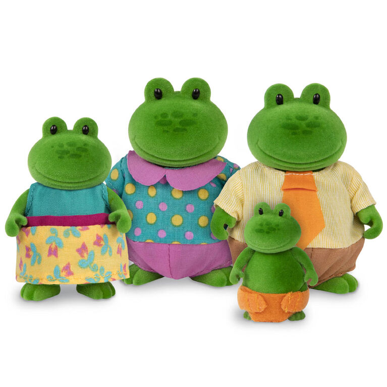 Croakalily Grenouilles, Li'l Woodzeez, Ensemble de petites figurines de grenouilles