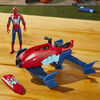 Marvel Spider-Man, Epic Hero Series Web Splashers, coffret Spider-Man Hydro-Jet, figurine avec véhicule