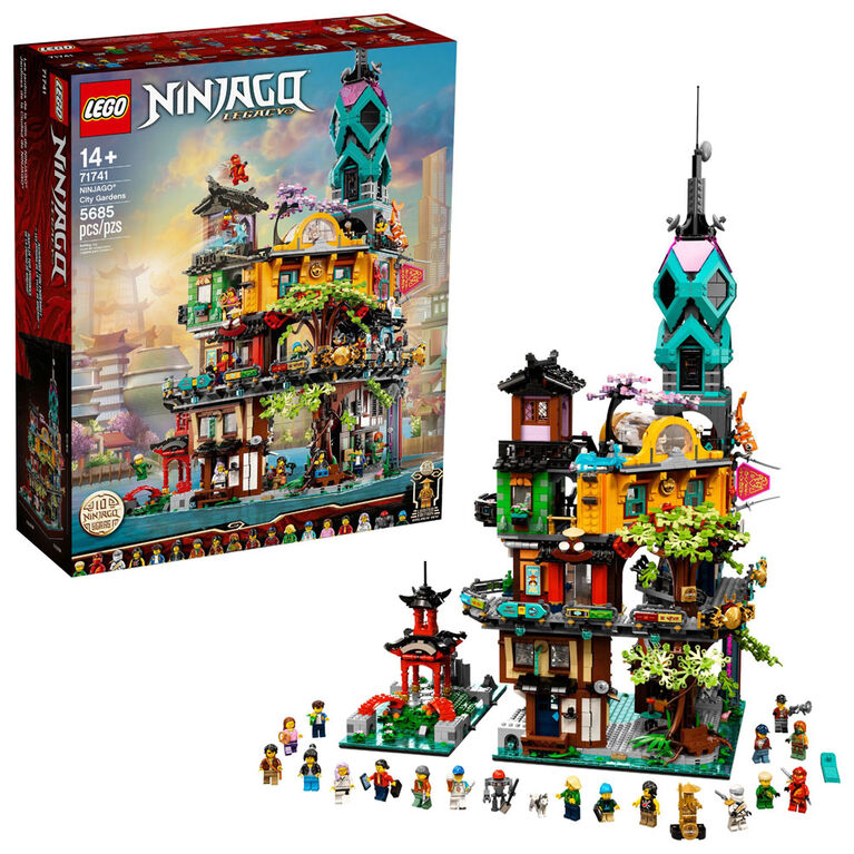 LEGO Ninjago Les jardins de la ville de NINJAGO 71741 (5685 pièces)