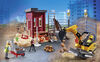 Mini-pelleteuse et chantier