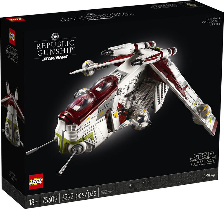 LEGO Star Wars Republic Gunship 75309 Collectible UCS Building Kit (3,292 Pieces)