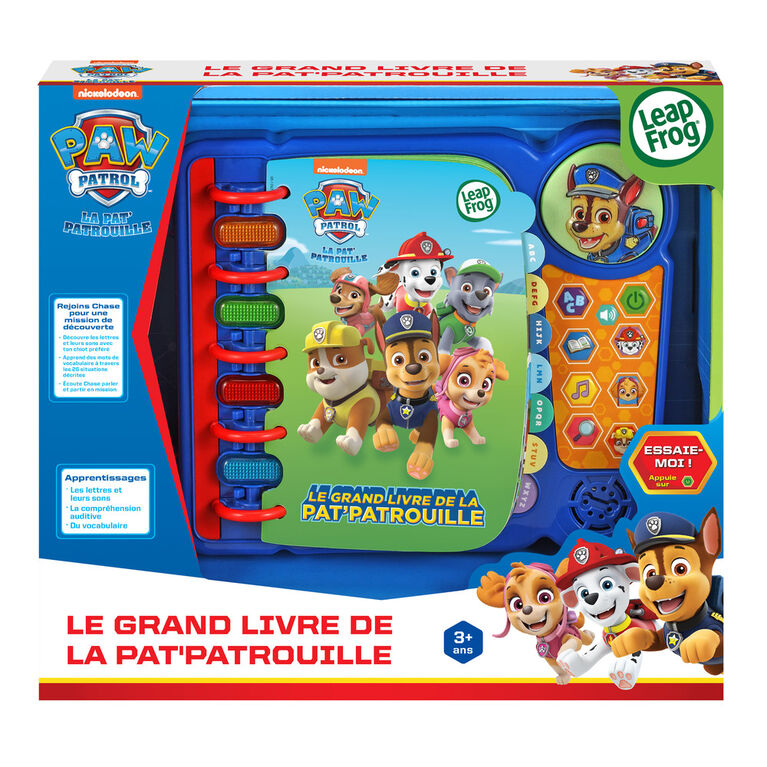 LeapFrog PAW Patrol: Pat Patrouille - Mon livre-jeu Mission Alphabet - Édition française