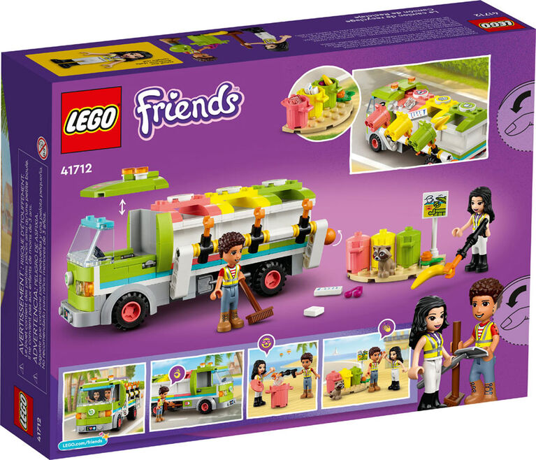 LEGO Friends Le camion de recyclage 41712 Ensemble de construction (259 pièces)