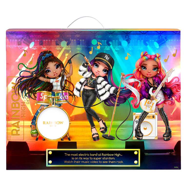 Vedette rock Rainbow High Carmen Major - Poupée-mannequin Rainbow et jouet - Notre exclusivité