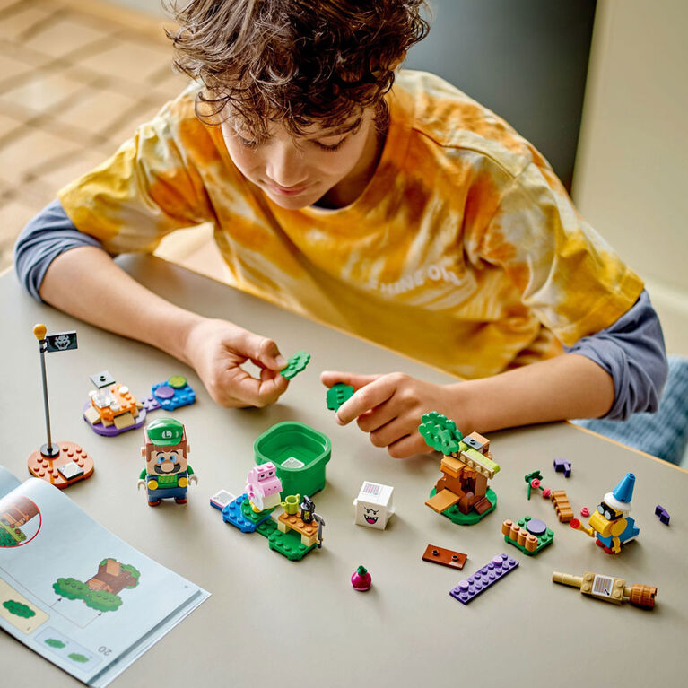 LEGO Super Mario Adventures with Interactive LEGO Luigi Toy Playset, Nintendo Gift, Super Mario Toys, 71440