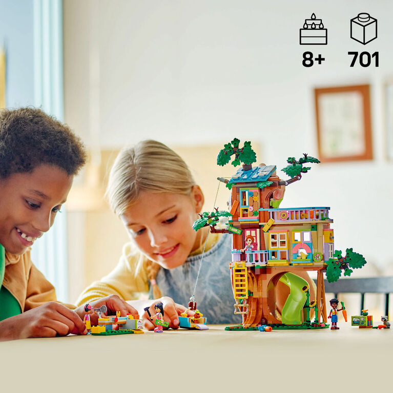 LEGO Friends Friendship Tree House Hangout - Building Toy Playset for Kids with 4 Minidolls - 42652