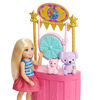 Barbie Club Chelsea Doll and Carnival Playset, Wearing Fashion and
