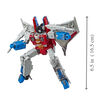 Transformers Generations War for Cybertron, figurine Starscream WFC-S24 de luxe, gamme Siege.