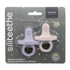 Kushies - Siliteethe Teethers 2pk Pink/Lilac