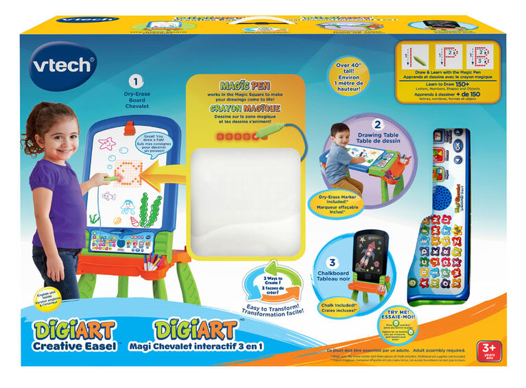 VTech - Chevalet interactif en bois - Magi Chevalet magnéti'lettres