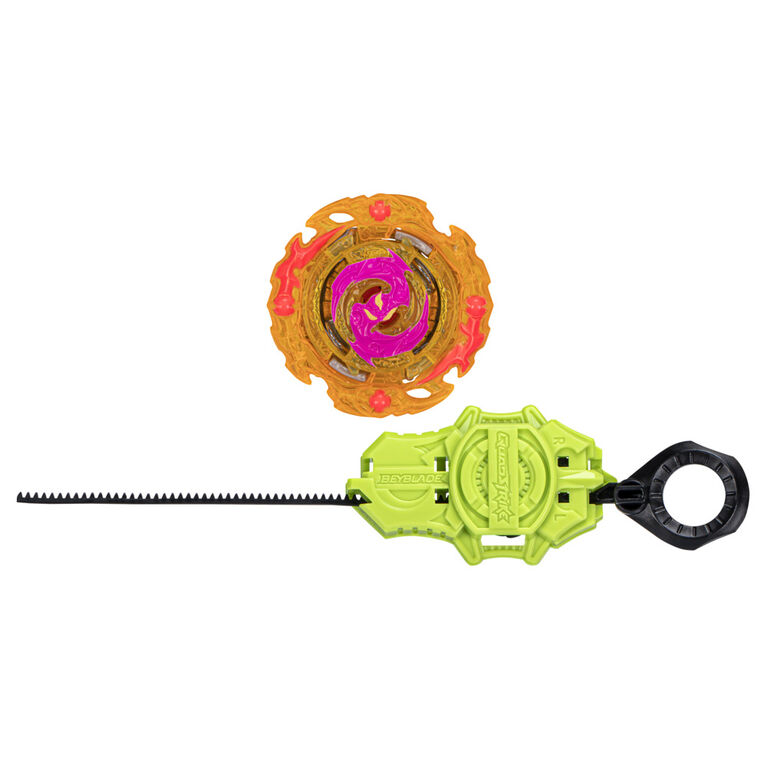 Beyblade Burst QuadStrike Flame Pandora Everlasting P8 Starter Pack, Spin Top and Launcher