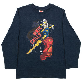 Lego Ninjago Skills Long Sleeve Tshirt Royal Heather