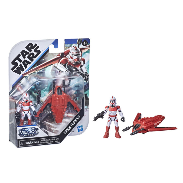 Star Wars Mission Fleet Gear Class Shock Trooper Secure the City 2.5-Inch-Scale Figure and Vehicle