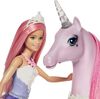 Licorne Lumières Magiques Barbie Dreamtopia avec lumières et sons, et poupée Barbie Princesse avec cheveux roses - Notre exclusivité