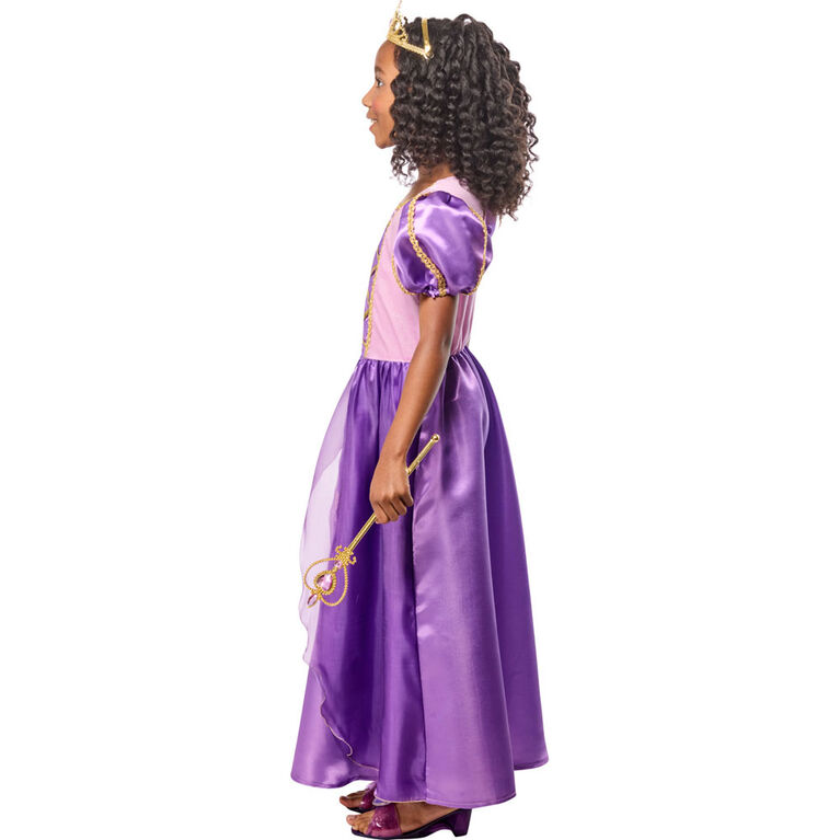 Rubies Royal Princess Costume Dress with Gold Tiara, Girls Small (Size 6-7) Rubies Royal Princess Costume Dress with Gold Tiara, Girls Small (Size 6-7)