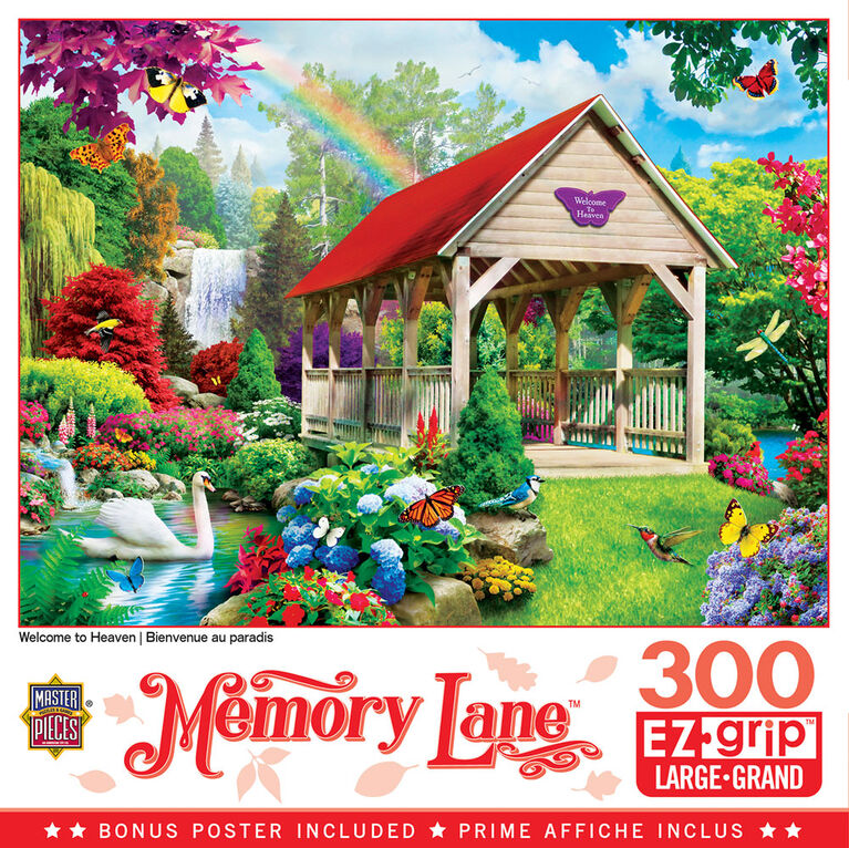 Casse-Tête 300 Pièces EZ-Grip Memory Lane - "Welcome to Heaven"
