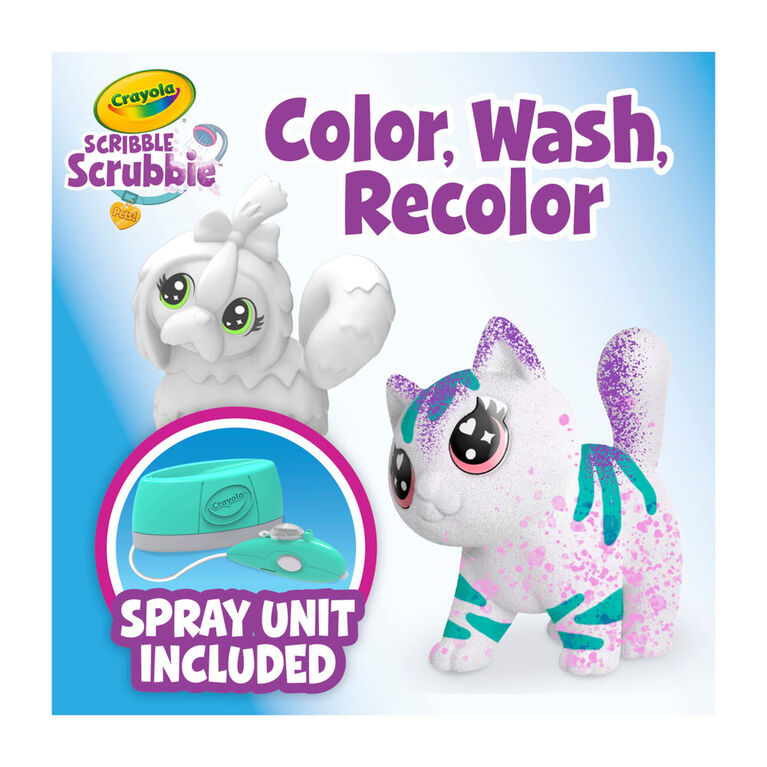 Boutique de vaporisation pour animaux Scribble Scrubbie de Crayola
