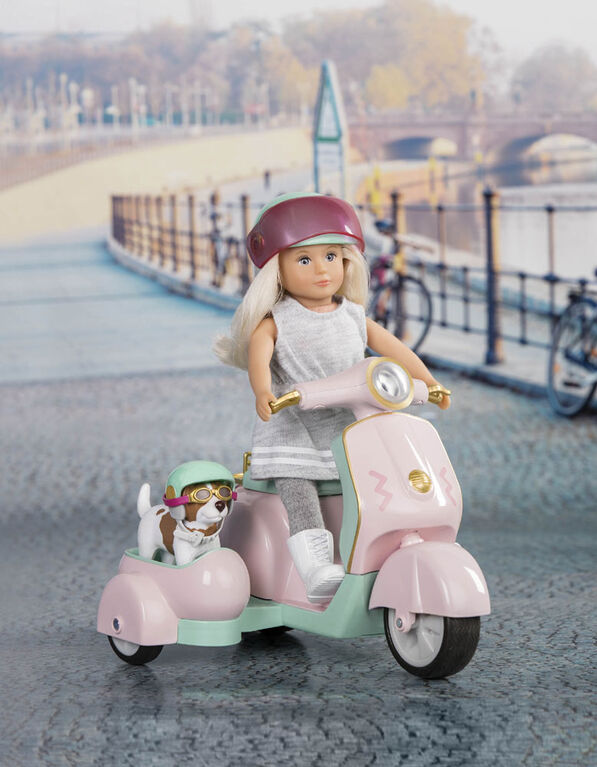 Lori, Let's Go For A Spin Scooter, Scooter Playset for 6-inch Dolls