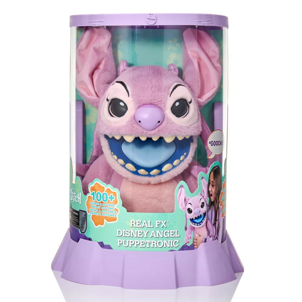 Disney Angel Puppetronic - RealFX, 100+ Actions & Sounds, 18" Figure