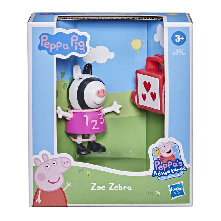 Peppa Pig Peppa's Adventures Peppa's Fun Friends, Zoe Zebra Figure