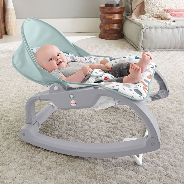 Fisher-Price Deluxe Infant-to-Toddler Rocker Seat Pacific Pebble