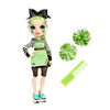 Rainbow High Cheer Jade Hunter - Poupée-mannequin verte avec pompons