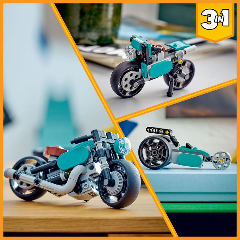 LEGO Creator Vintage Motorcycle 31135 Building Toy Set (128 Pieces)