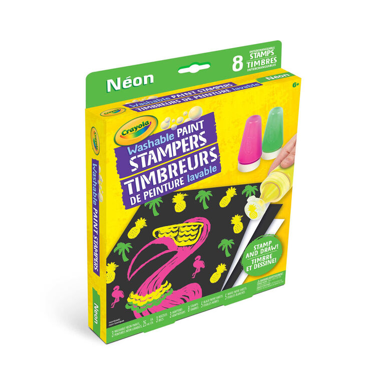 Neon Washable Paint Stampers