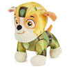 PAW Patrol, Aqua Pups Rubble, Stuffed Animal Plush Toy, 8-inch