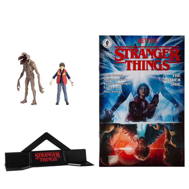 Stranger Things Page Punchers 2pk Will Byers and Demogorgon 3" Figurines avec Comic