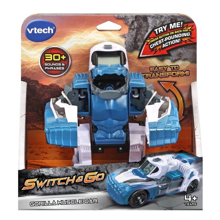 VTech Switch and Go Gorilla Muscle Car - English Edition