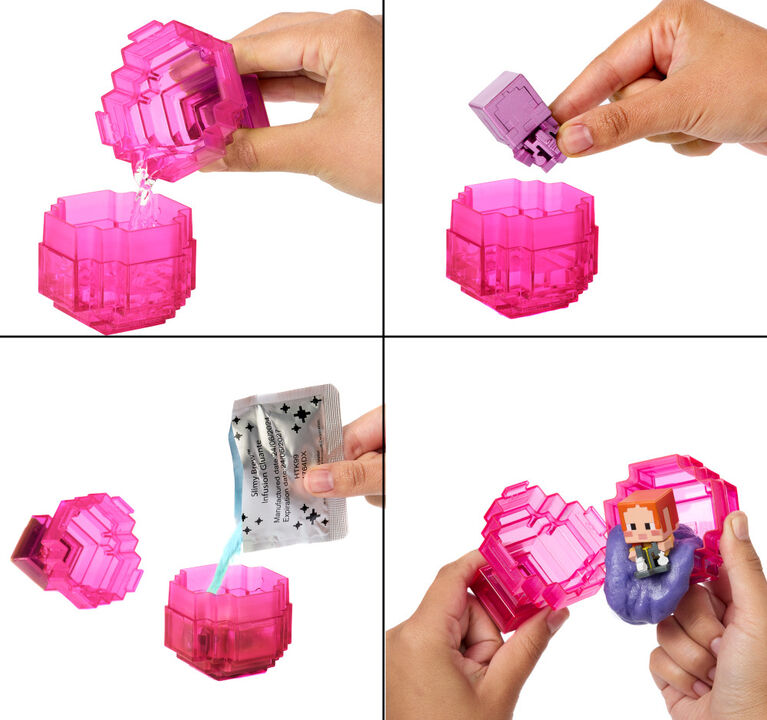 Minecraft-Mini-Têtes Modulables-Assortiment de figurines