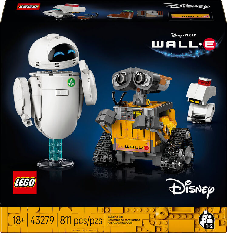LEGO Disney & Pixar WALL-E & EVE Building Set for Adults, Ages 18+ - Disney Room Décor - 43279