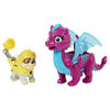 PAW Patrol, Rescue Knights Rubble and Dragon Blizzie Action Figures Set