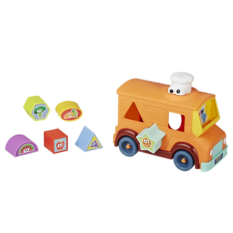 Sesame Street Cookie Monster's Foodie Truck, Shape Sorter and Vehicle Toy