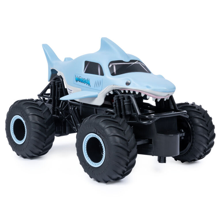 Monster Jam, Official Megalodon Remote Control Monster Truck, 1:24 Scale, 2.4 GHz