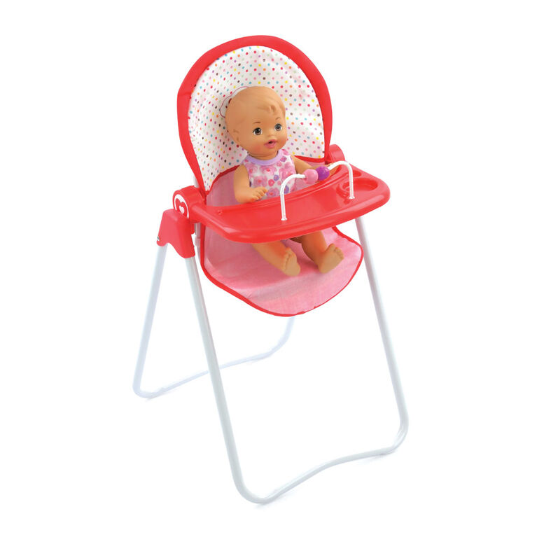 Chaise haute à Poupée Fine Bouche Little Mommy - Notre exclusivité