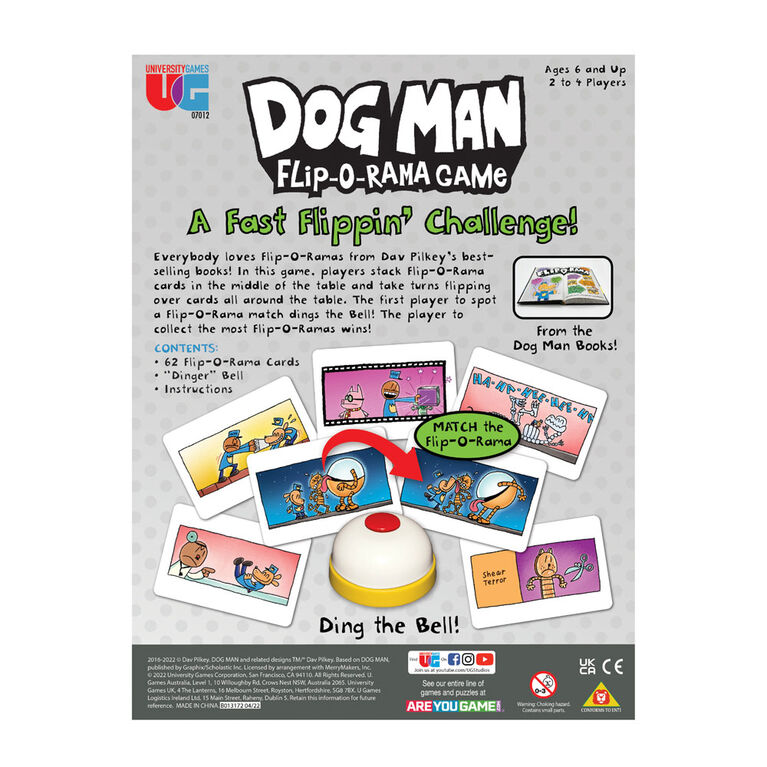 Dogman Flip-O-Rama Game - English Edition