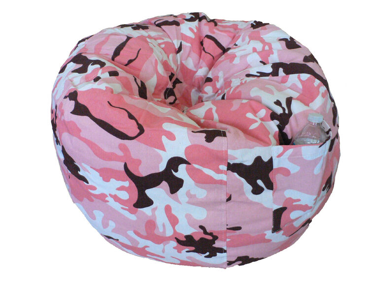 Cotton Round Shaped Bean Bag Camo Pink Toys R Us Canada