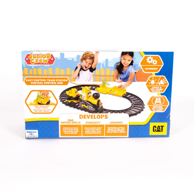 Cat Junior Crew - Coffret Cat Petit train Power Tracks Friends Train Set