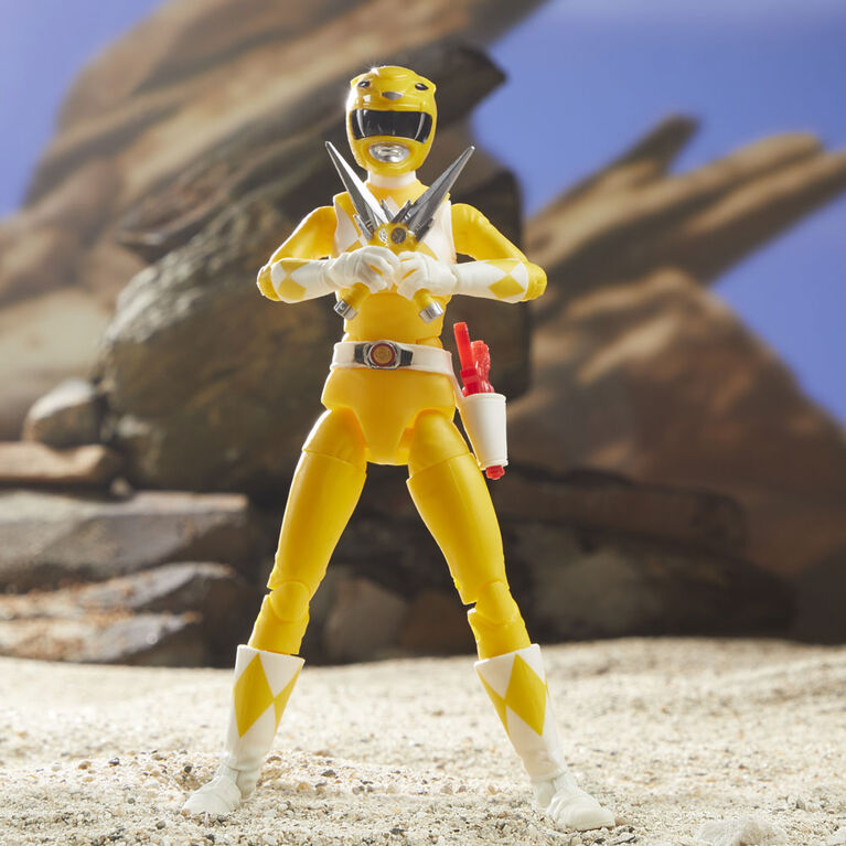 Power Rangers Lightning Collection Mighty Morphin Yellow Ranger Action Figure