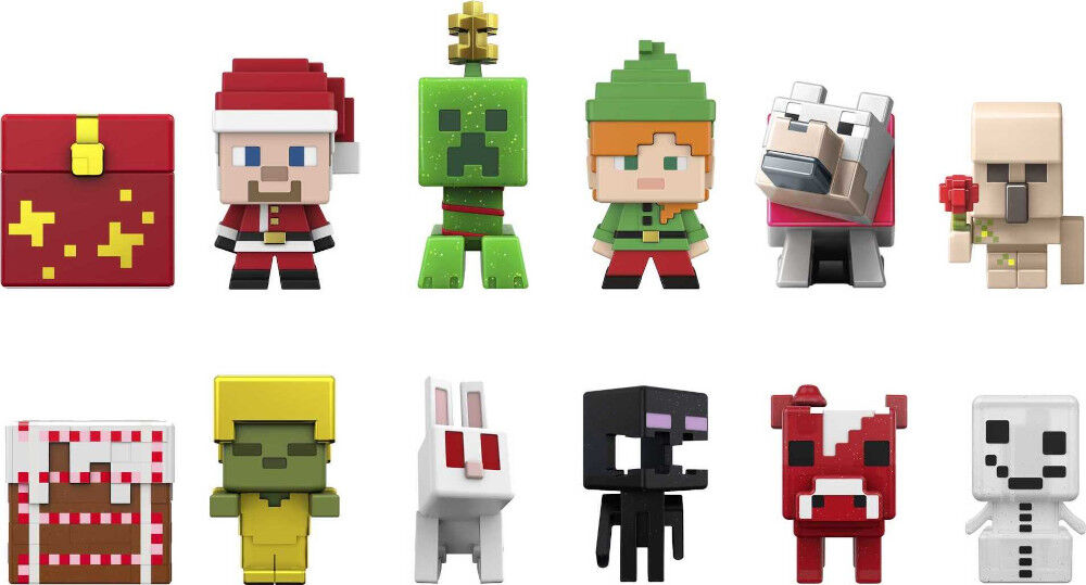 Minecraft minifigure 25 door toy minecraft advent calendar online