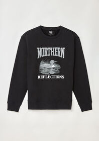 Northern Reflections Crewneck Héritage avec Huard pour Adultes, Noir