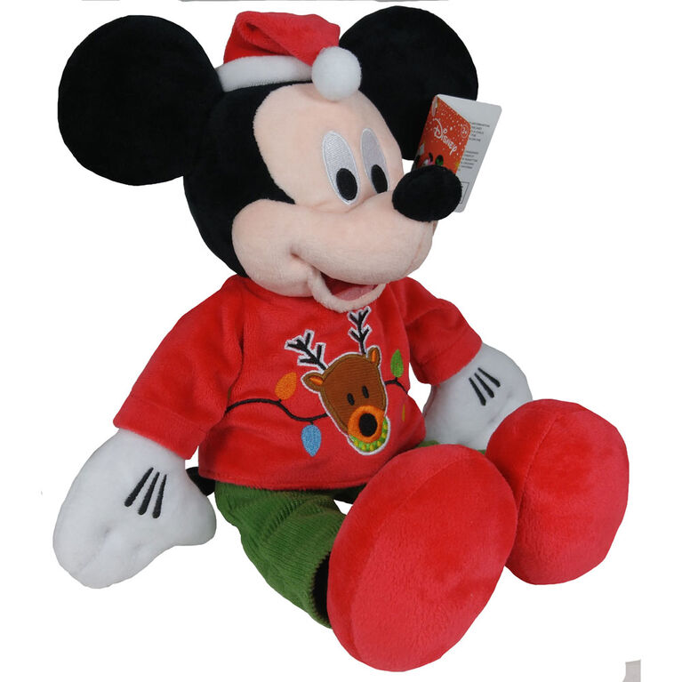 mickey peluche noel – Hands Onholi