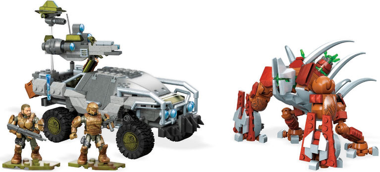 Mega Construx Halo Forgehog vs Banished Goliath Set