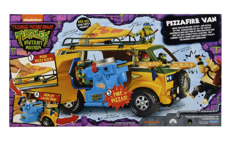 Teenage Mutant Ninja Turtles: Mutant Mayhem Pizza Fire Delivery Van