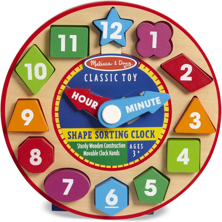 Melissa and Doug - Shape Sorting Clock