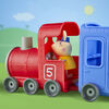 Peppa Pig Peppa's Adventures Le train de Mlle Rabbit, véhicule détachable en 2 parties, jouet préscolaire