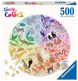 Ravensburger Circle of Colours Animals 500-Piece Jigsaw Puzzle